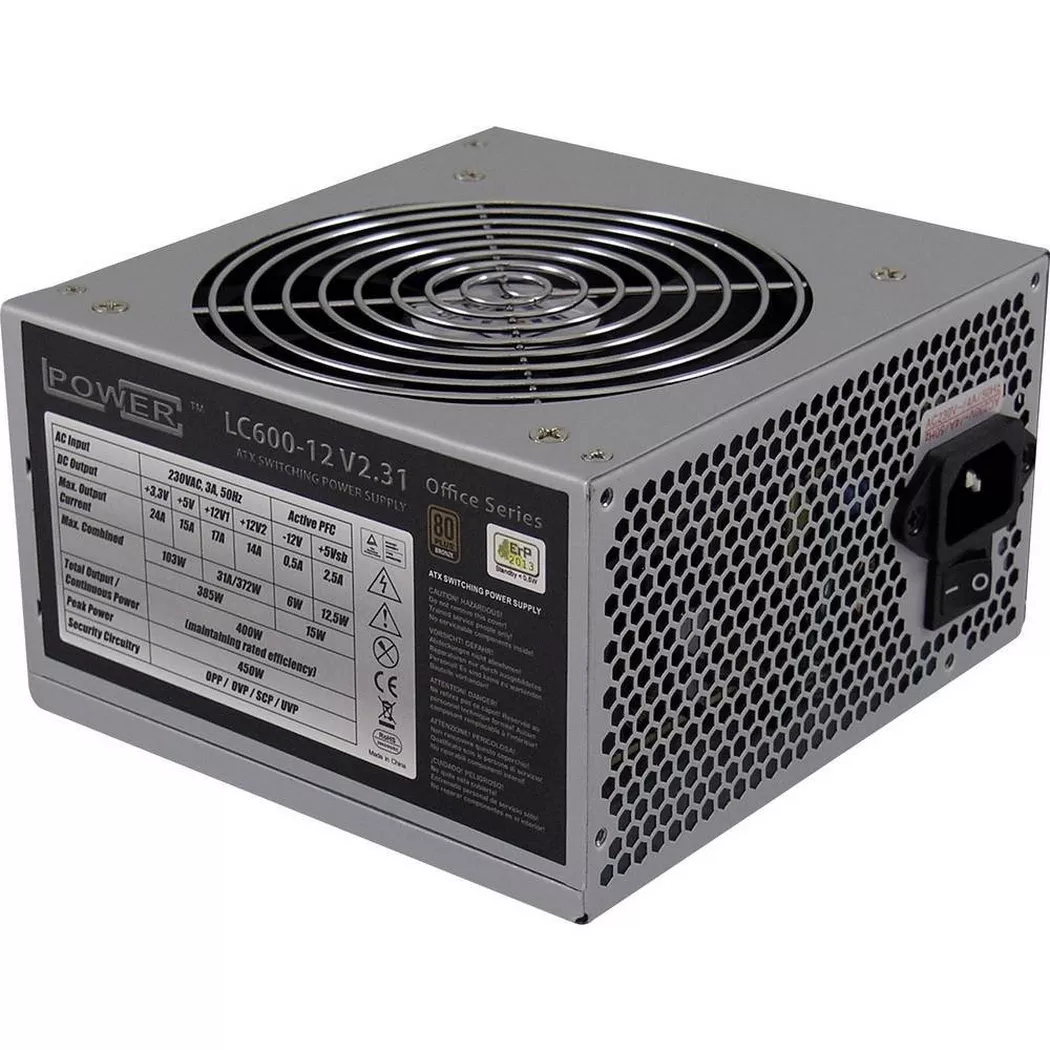 LC Power Netzteil LC600-12 V2.31 450 W 80 Plus Bronze