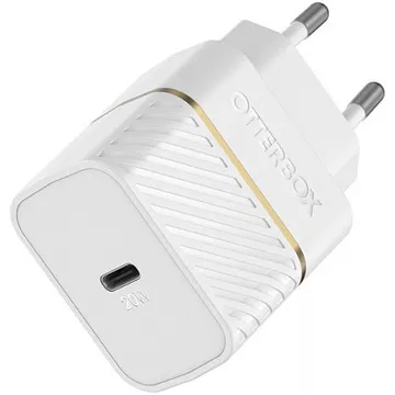 EU Wall Charger 20W - 1X USB-C 20W USB-PD, Cloud Dust White
