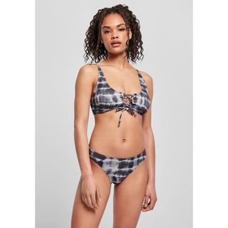 URBAN CLASSICS Tie Dye Lace Up Bikini  
