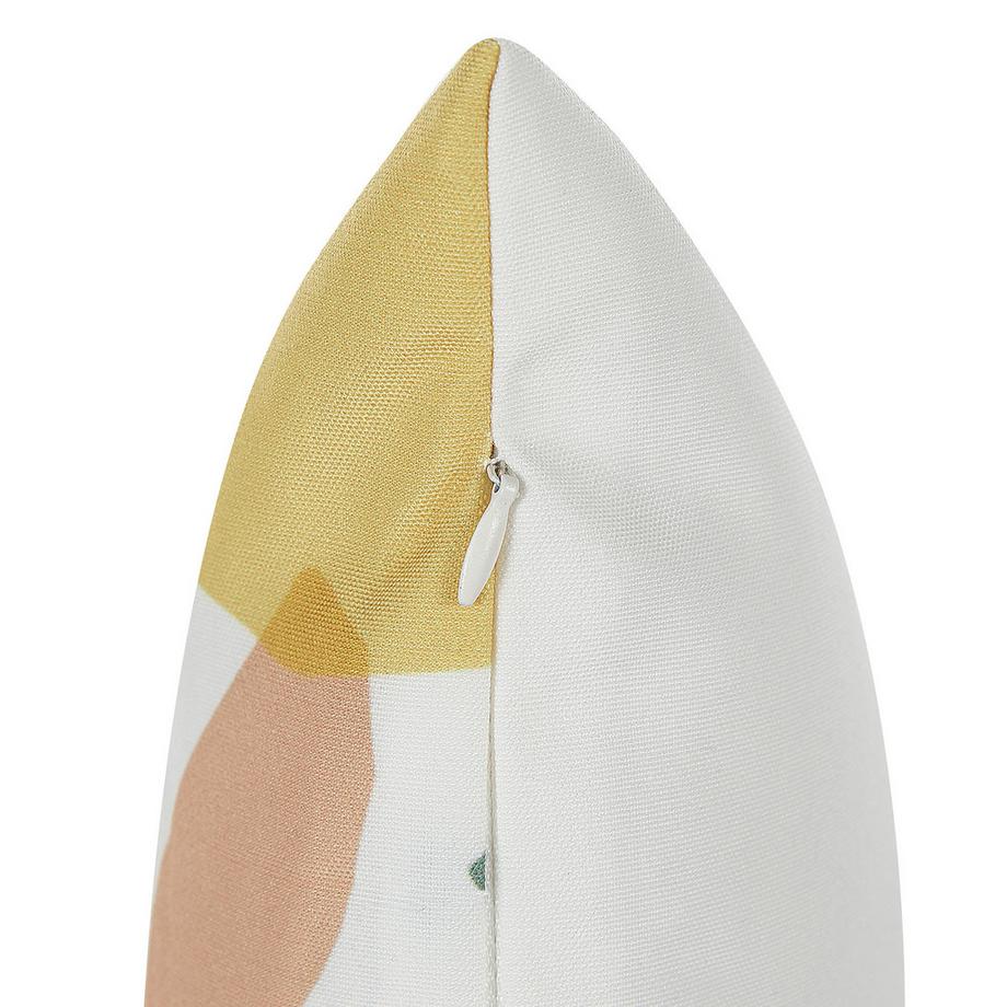 Beliani Lot de 2 coussins d'extérieur en Polyester  TEGEA  