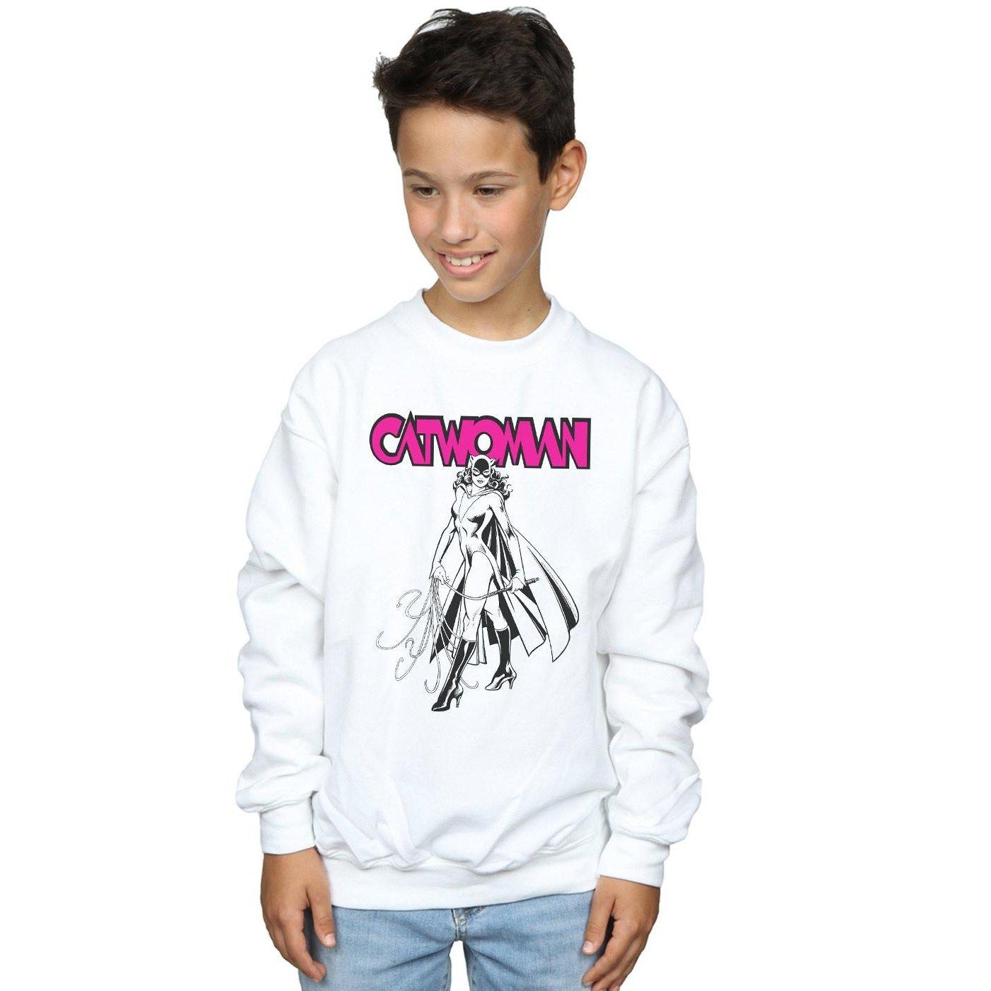 DC COMICS  Catwoman Whip Sweatshirt 