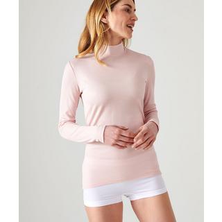 Damart  Unterziehpullover aus Thermolactyl-Rippstrick und Seide mit Stehkragen. 