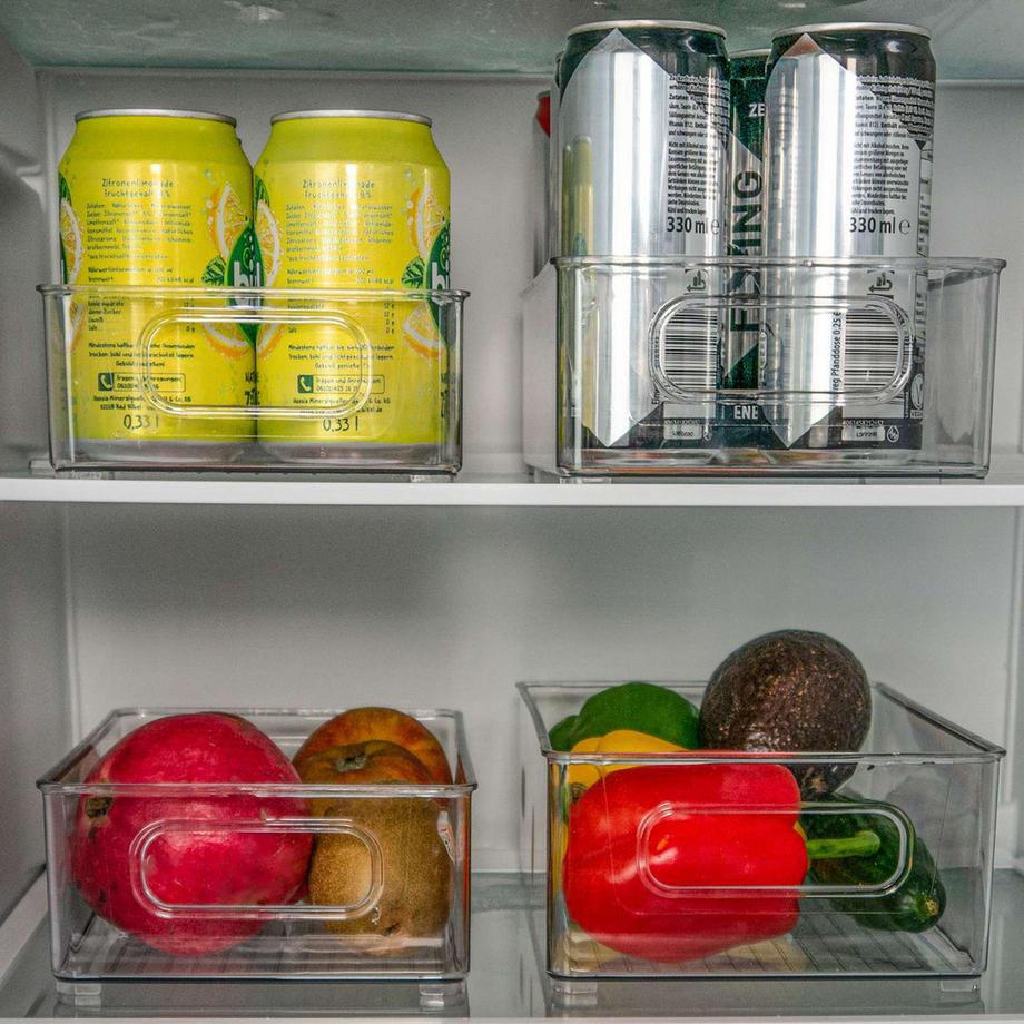 Intirilife Boîtes De Rangement Pour Réfrigérateur (Ensemble De 6 Pièces)  