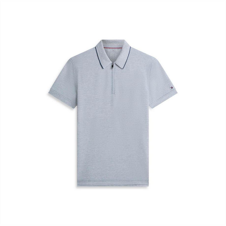 Poloshirt, Mit Kurzem Reißverschluss