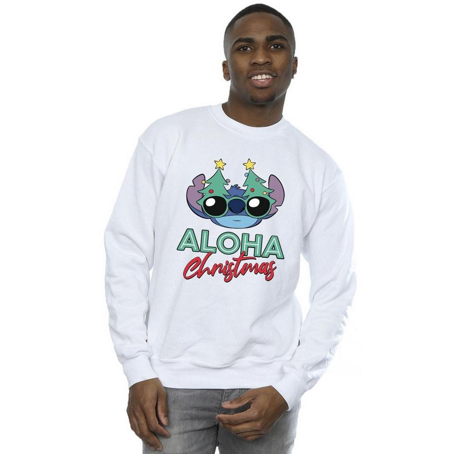 Disney Aloha Christmas Stitch Sweatshirt  