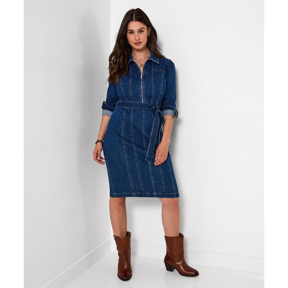 Joe Browns Robe en Jean Zippée Devant Scarlett  
