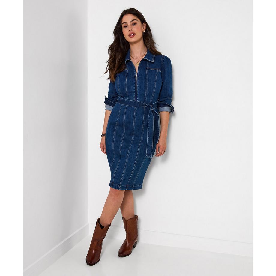 Joe Browns Robe en Jean Zippée Devant Scarlett  