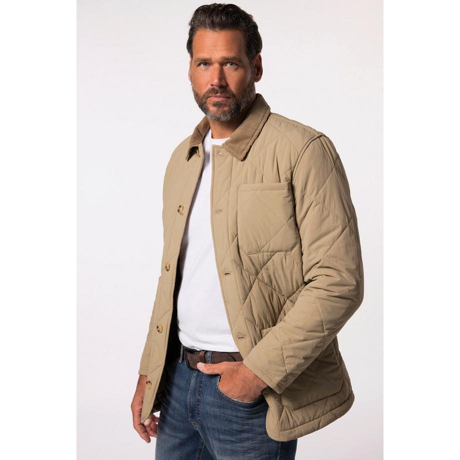 JP1880 Cowboy Steppjacke Cordkragen  