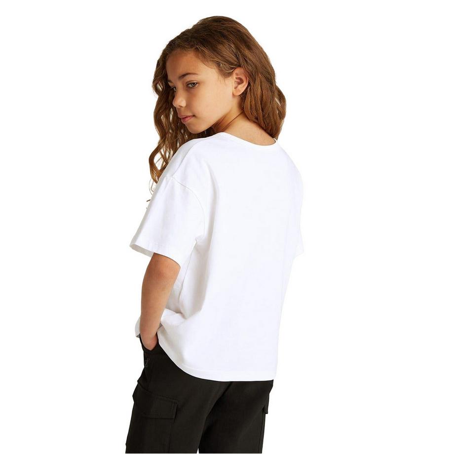 Calvin Klein  T-Shirtmotif/style Logo Pailleté 