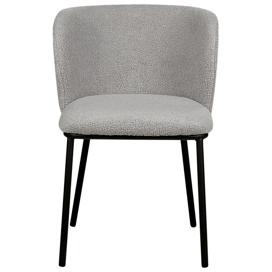 Beliani Set di 2 sedie da pranzo en Bouclé Moderno MINA  