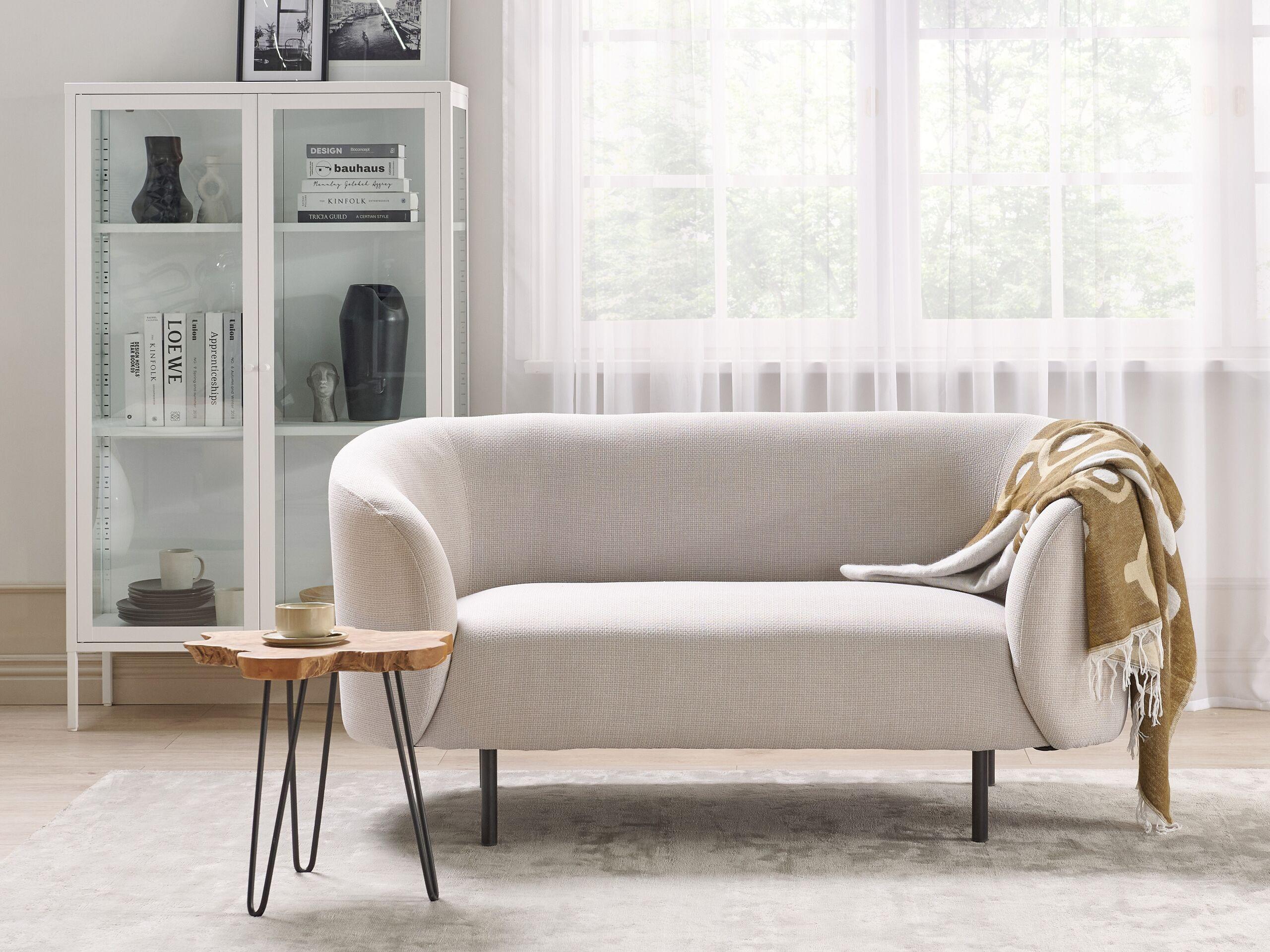 Beliani 2 Sitzer Sofa aus Polyester Klassisch LOEN  