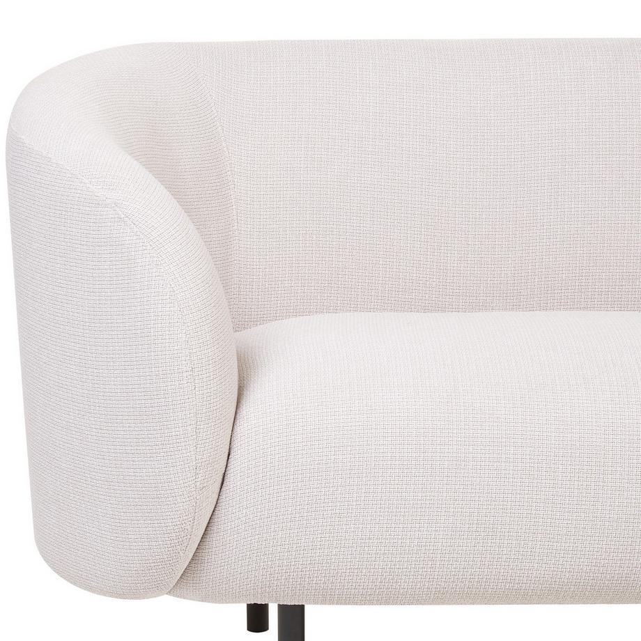Beliani 2 Sitzer Sofa aus Stoff Minimalistisch LOEN  