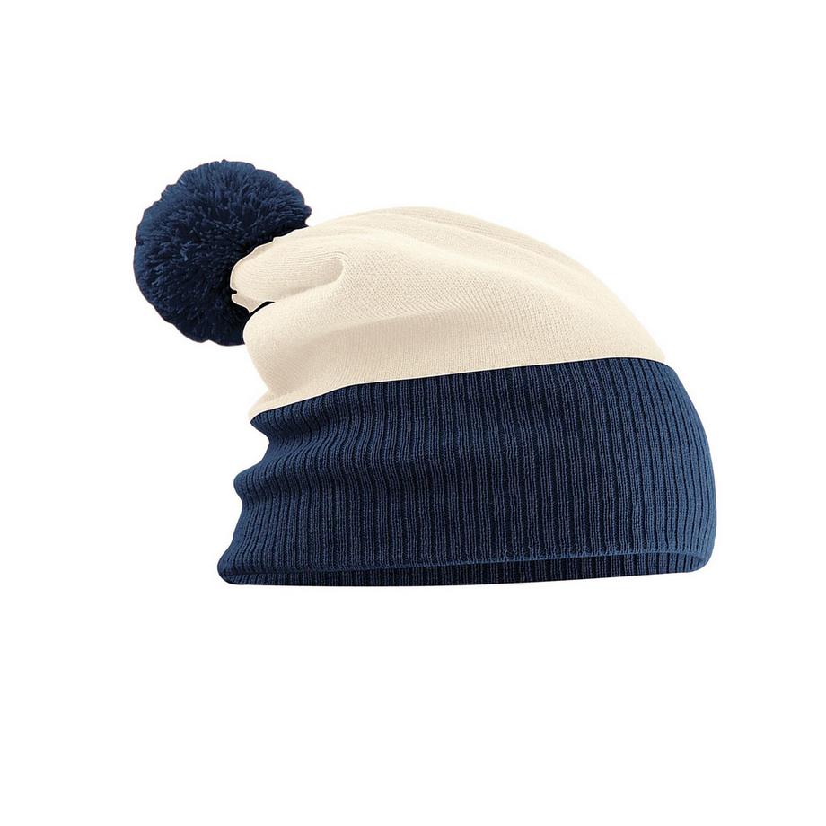 Beechfield Bonnet Snowstar avec pompon  