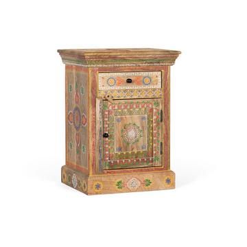 Table de nuit Rani bois de manguier 45x60