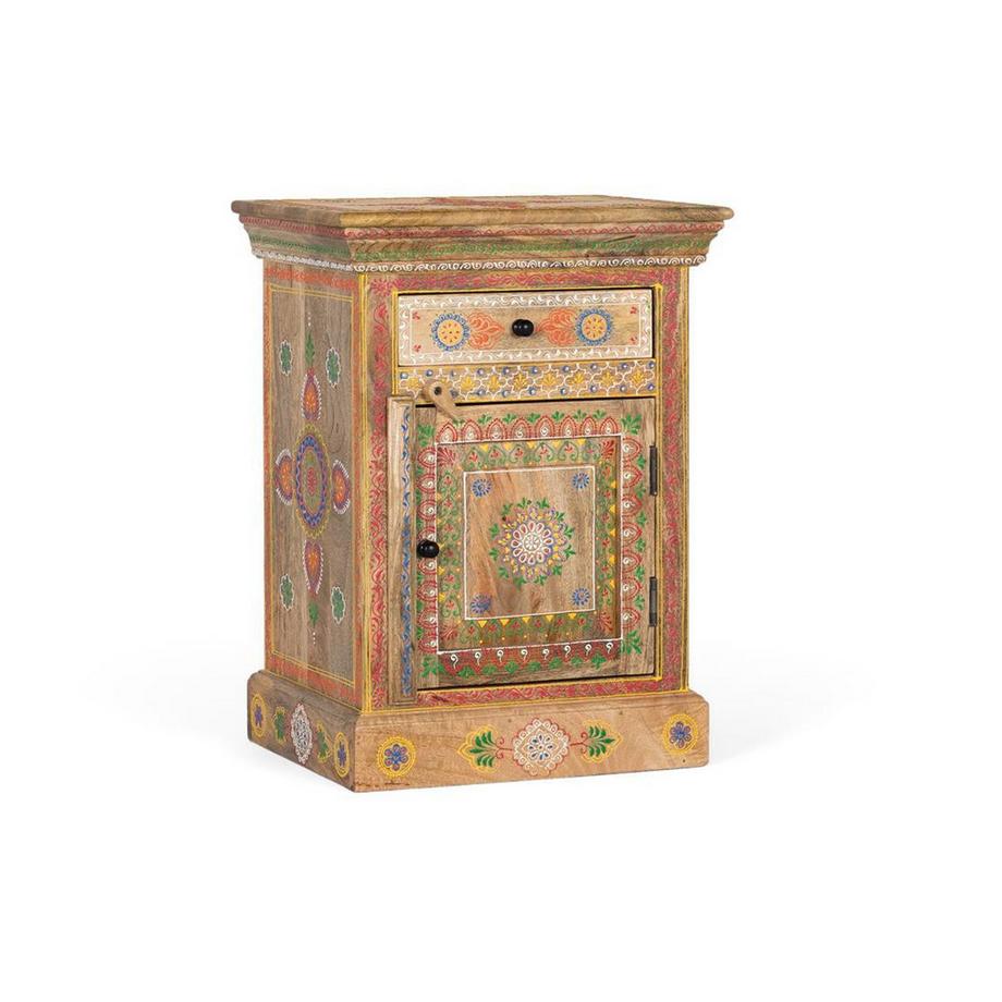 mutoni Table de nuit Rani bois de manguier 45x60  