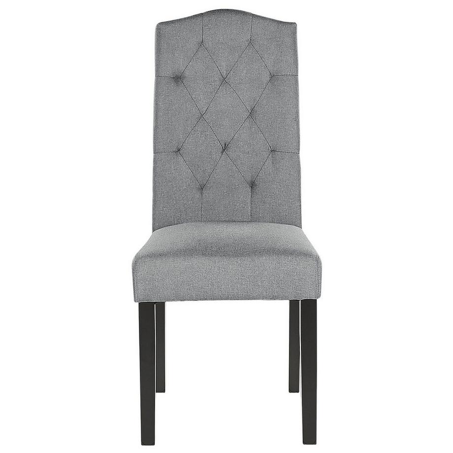 Beliani Lot de 2 chaises de salle à manger en Polyester Rétro SHIRLEY  