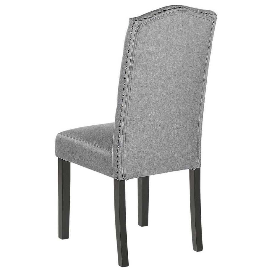 Beliani Lot de 2 chaises de salle à manger en Polyester Rétro SHIRLEY  