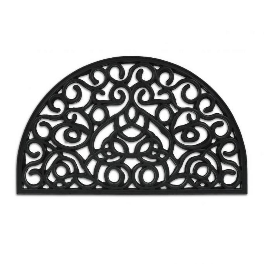 B2X Halbrunde Gummi-Fußmatte  