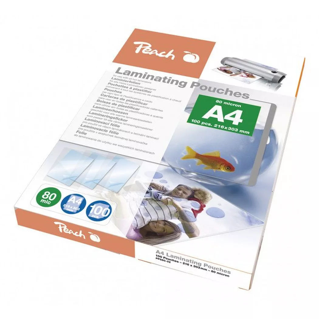 Peach PP580-02 laminator pouch 100 pc(s)
