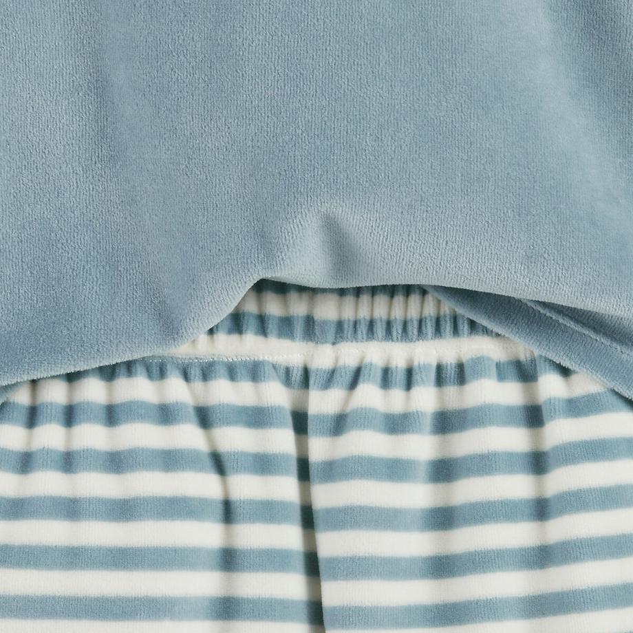 La Redoute Collections  2er-Pack Langarm-Pyjamas aus Velours 