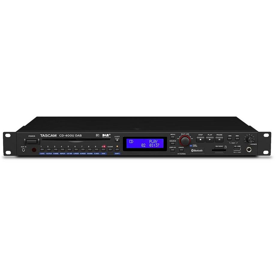 Tascam  Tascam Player CD-400U DAB Schwarz 2.0 Kanäle 