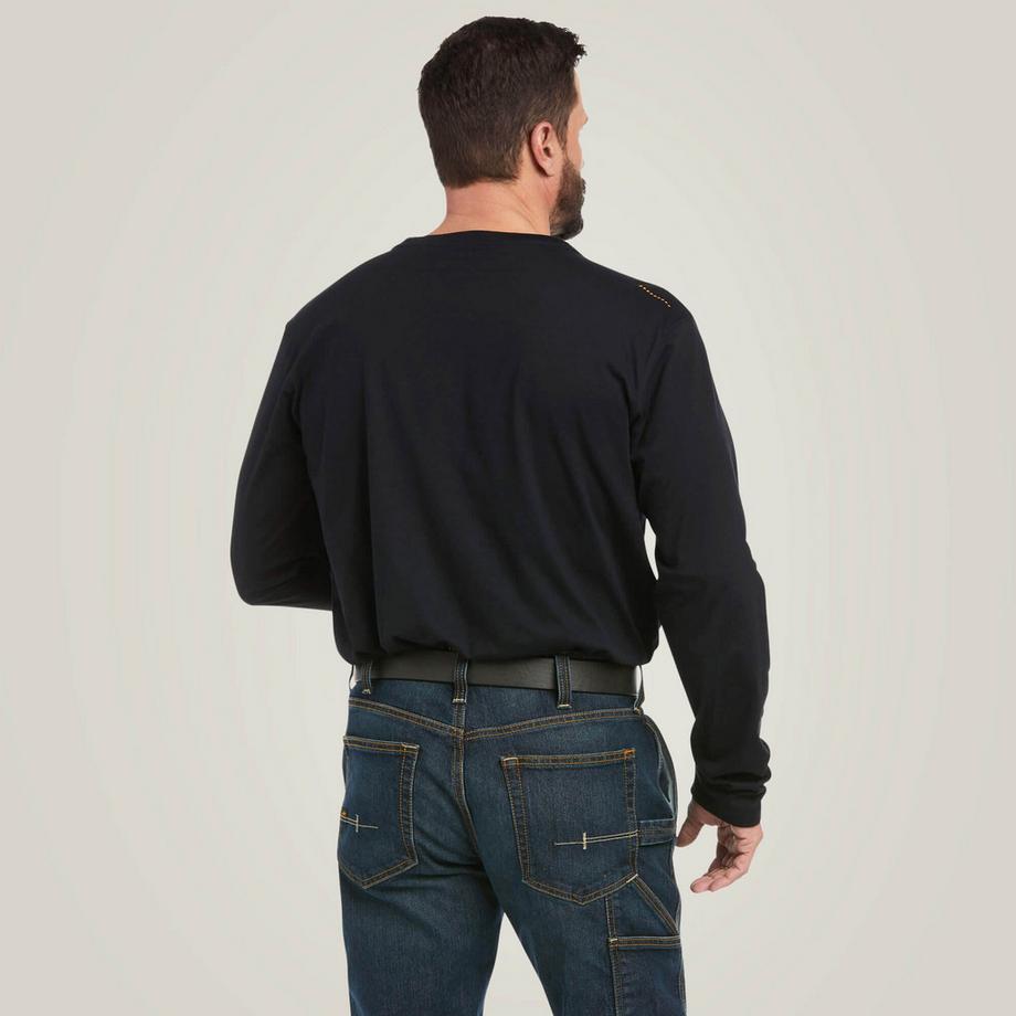 Ariat Rebar Workman Logo Langarmshirt  