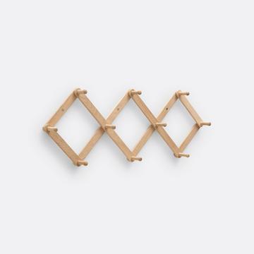 Wandgarderobe Melay in Akkordeonform