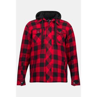 JP1880  Giacca da motocicletta Lumberjack in stile camicia di flanella con inserti in ArmaProtect 