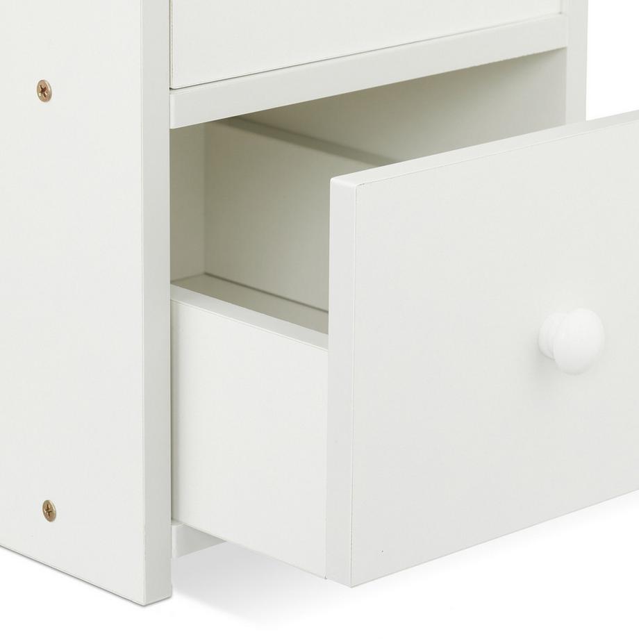 Northix Comodino con 2 cassetti  