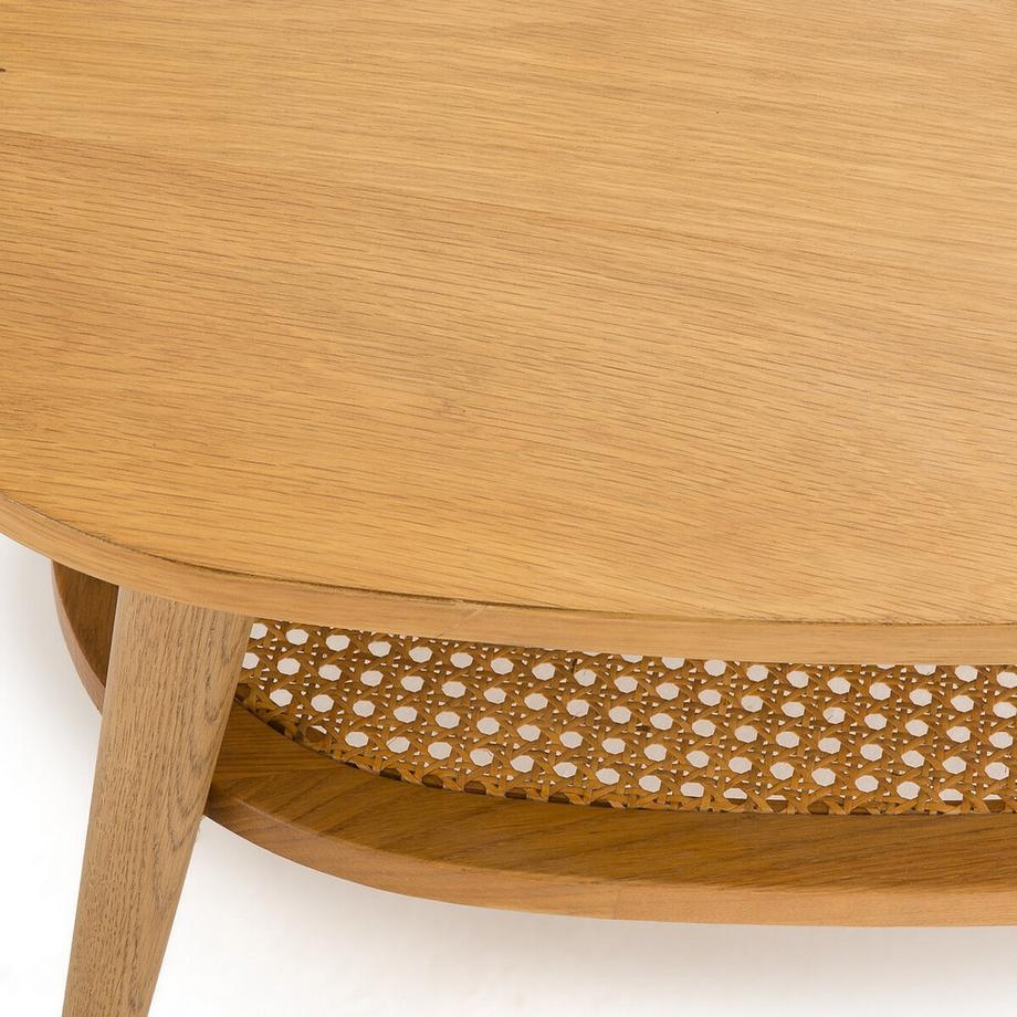 La Redoute Intérieurs Vintage Couchtisch Quilda aus Eiche  