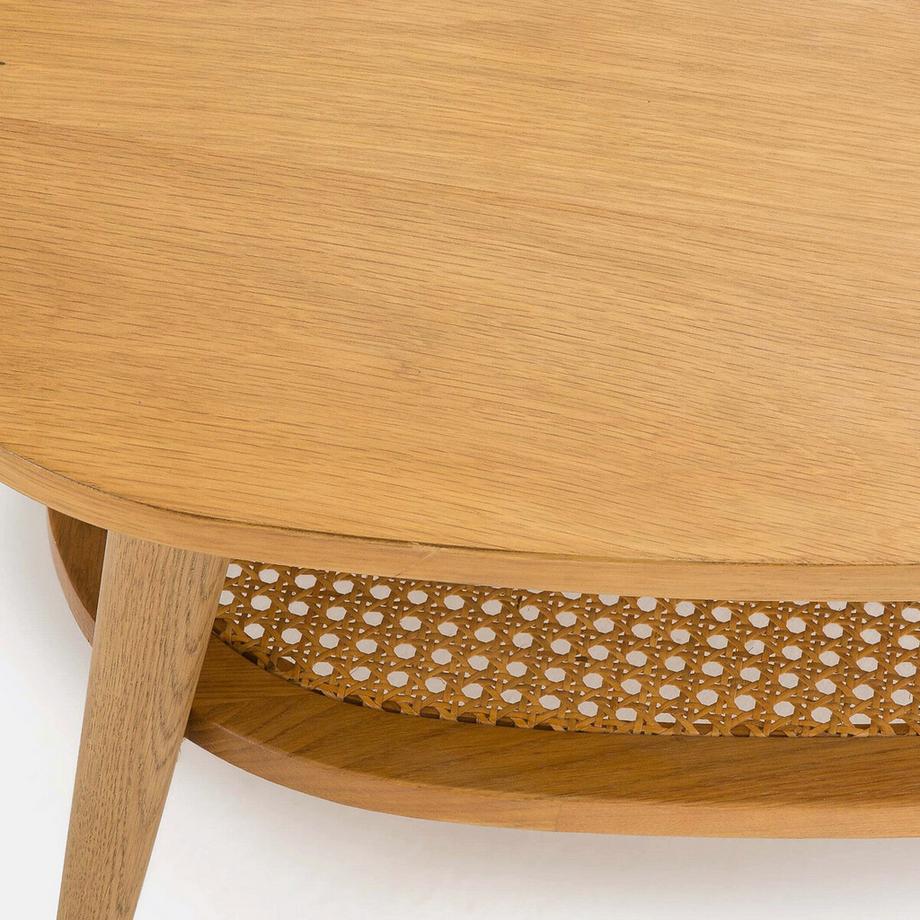 La Redoute Intérieurs Vintage Couchtisch Quilda aus Eiche  