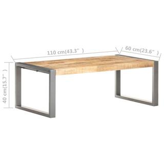 VidaXL Table basse métal  