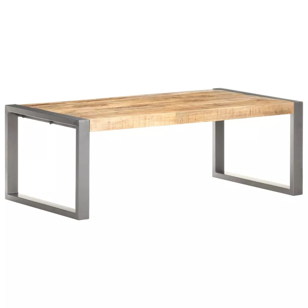 VidaXL - Table basse métal, One Size, Gris