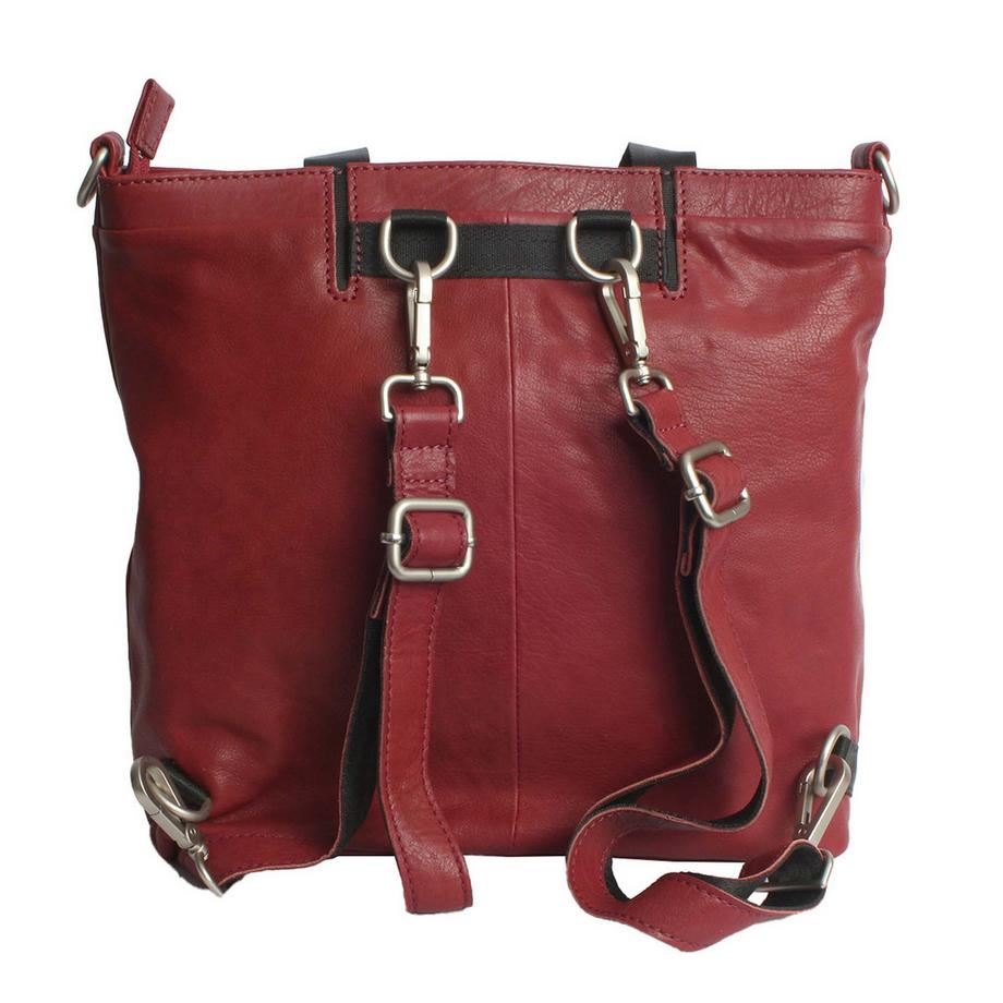 Margelisch Ebu 1 Leder Rucksack Umhängetasche 2-in-1  