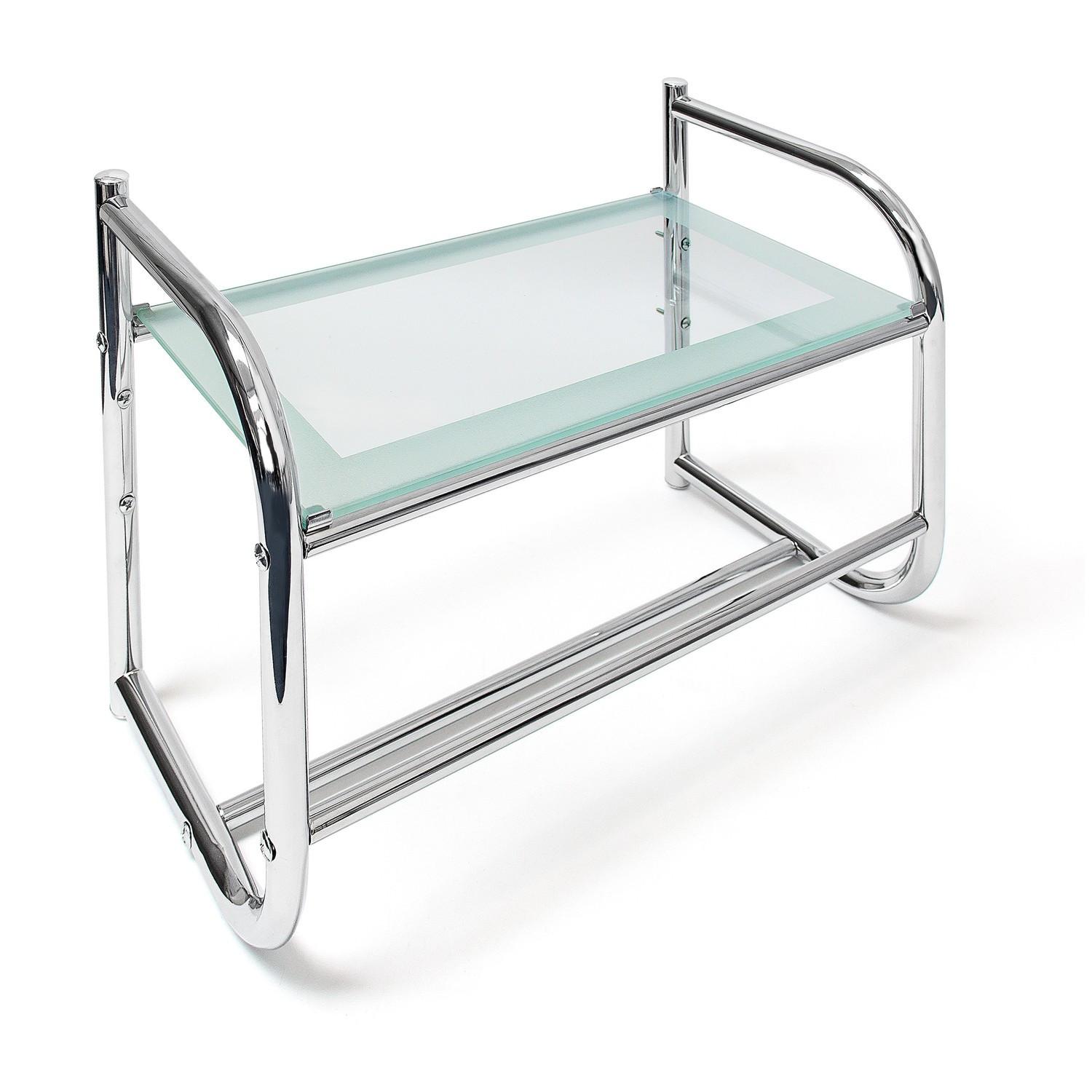 B2X Étagère de salle de bain avec porte-serviettes  