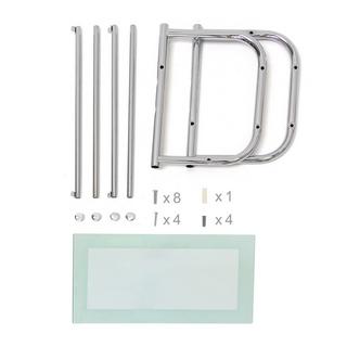 B2X Étagère de salle de bain avec porte-serviettes  