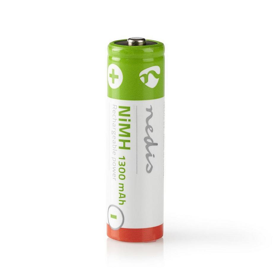 Nedis  Wiederaufladbare Ni-MH-Batterien AA | 1,2 V DC | 1300 mAh | 4-Blister 