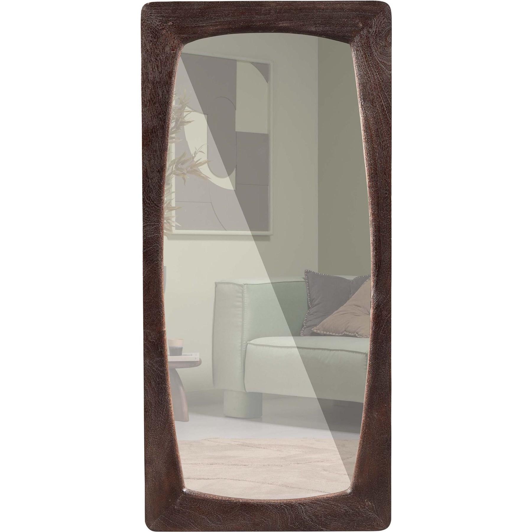 mutoni Miroir Lima cadre en bois noyer 113x53  