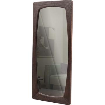 Miroir Lima cadre en bois noyer 113x53