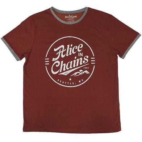 Alice In Chains Seattle WA Ringer T-Shirt  