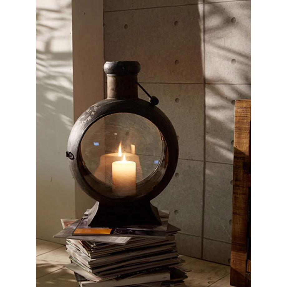 mutoni Lanterne Vintage noire 56cm  