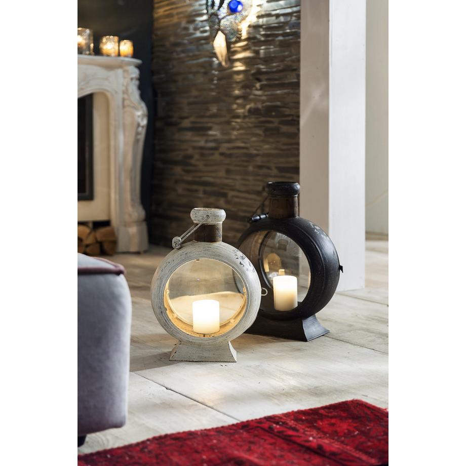 mutoni Lanterne Vintage noire 56cm  