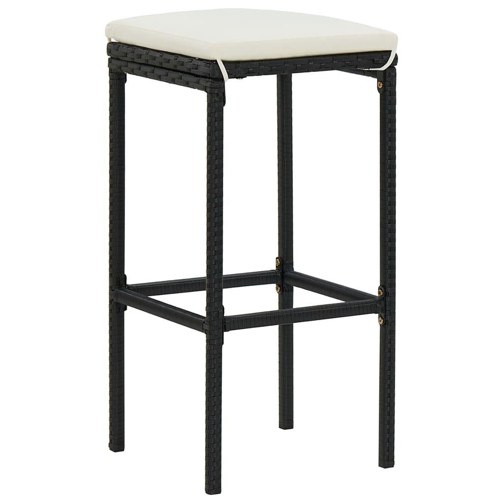 VidaXL Tabouret de bar rotin synthétique  