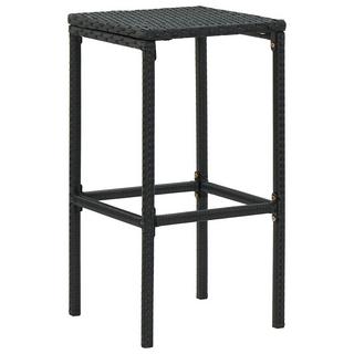 VidaXL Tabouret de bar rotin synthétique  