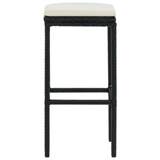 VidaXL Tabouret de bar rotin synthétique  