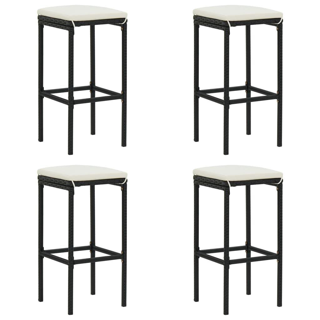 VidaXL Tabouret de bar rotin synthétique  