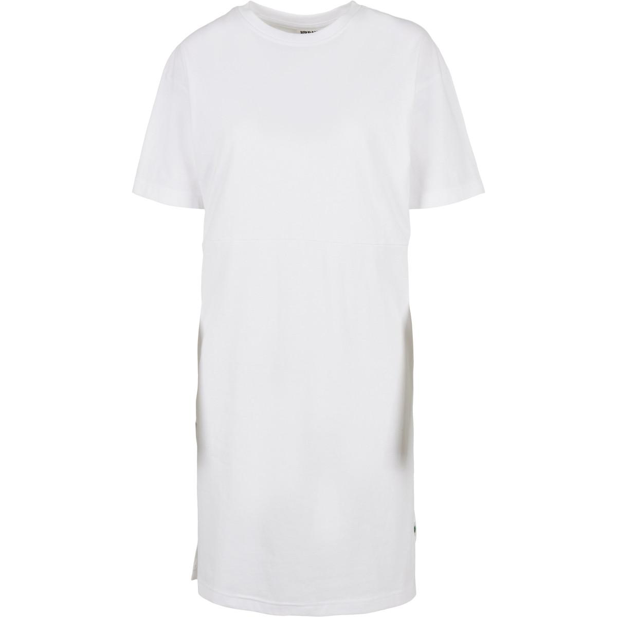 URBAN CLASSICS  t-shirt robe organic oversized slit 