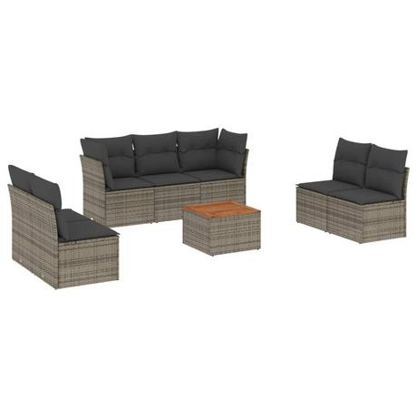 VidaXL Garten sofagarnitur poly-rattan  