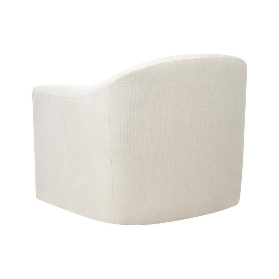 Beliani Fauteuil pivotant en Tissu Traditionnel MAGNOR  