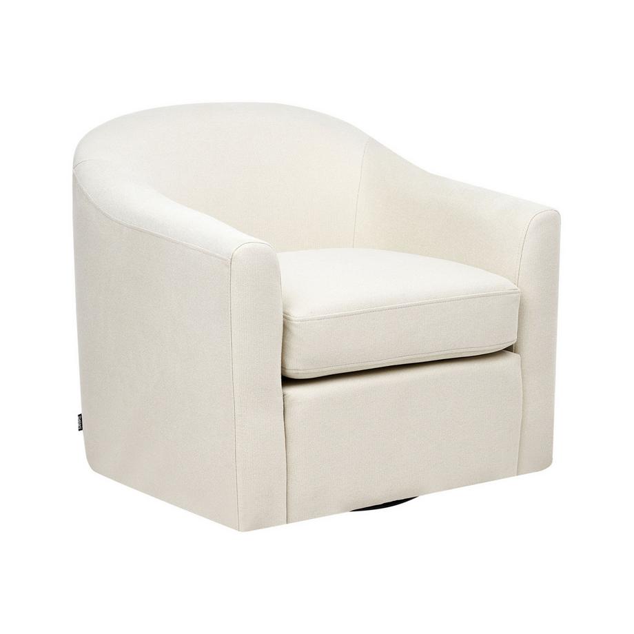 Beliani Fauteuil pivotant en Tissu Traditionnel MAGNOR  